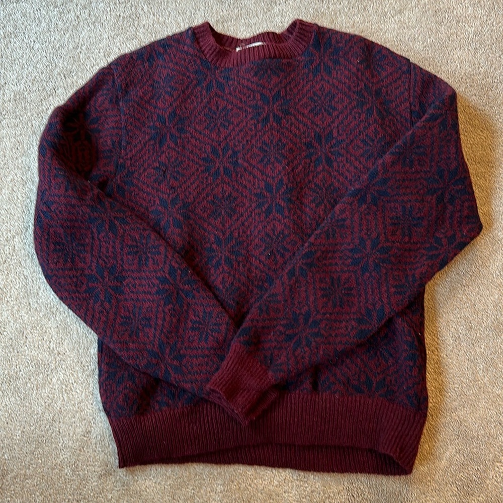 Vintage 100% wool sweater, made in USA
